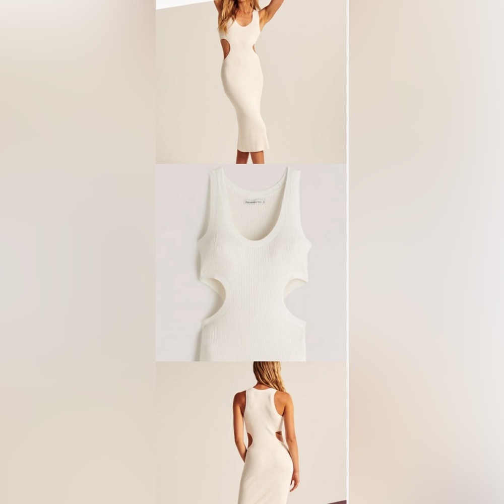 Abercrombie Cut Out Sweater MIDI Dress XS